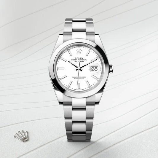 Rolex デイトジャスト オイスター、41 mm、オイスタースチール