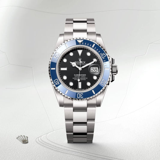 Rolex サブマリーナー デイト オイスター、41 mm、ホワイトゴールド