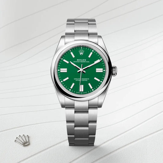 Rolex オイスター パーペチュアル 41 オイスター、41 mm、オイスタースチール