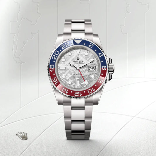 Rolex GMTマスター Ⅱオイスター、40 mm、ホワイトゴールド