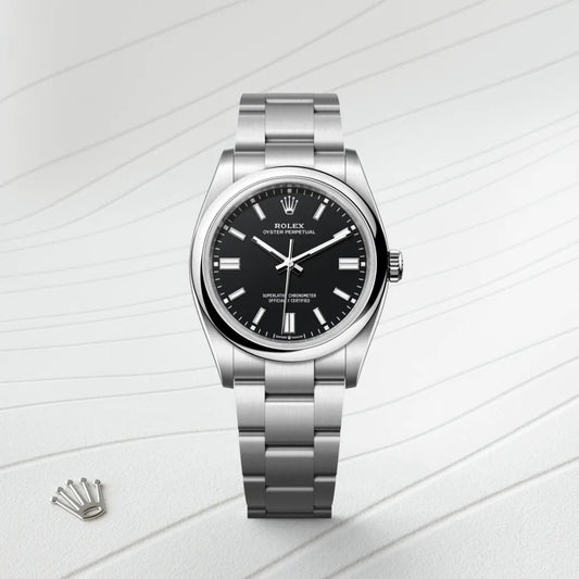 Rolex オイスター パーペチュアル 36 オイスター、36 mm、オイスタースチール