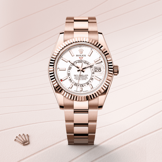 ロレックス スカイドゥエラー オイスター、42 mm、エバーローズゴールド リファレンス m336935-0003