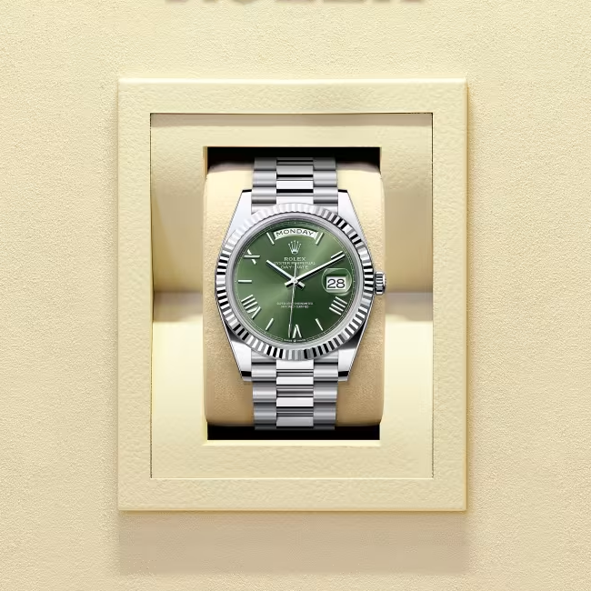 デイデイト 40 | オイスター、40 mm、プラチナ リファレンス 228236-0008