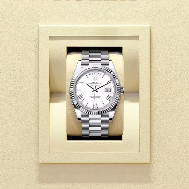 デイデイト 40 | オイスター、40 mm、プラチナ リファレンス 228236-0010
