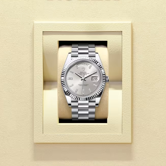 Day-Date 40 | Oyster, 40 mm, platinum Reference 228236-0002