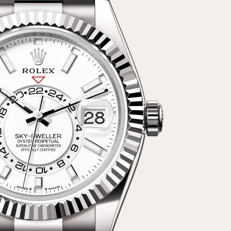 ロレックス スカイドゥエラー オイスター、42 mm、ホワイトゴールド リファレンス m336239-0003