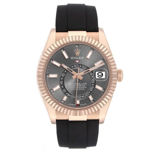 ロレックス スカイドゥエラー オイスター、42 mm、エバーローズゴールド リファレンス m336235-0004