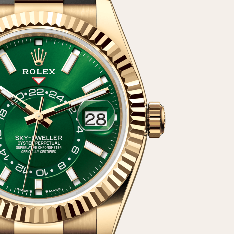 ロレックス スカイドゥエラー  オイスター、42 mm、イエローゴールド  リファレンス m336238-0004