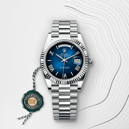 デイデイト 40 | オイスター、40 mm、プラチナ  リファレンス 228236-0024