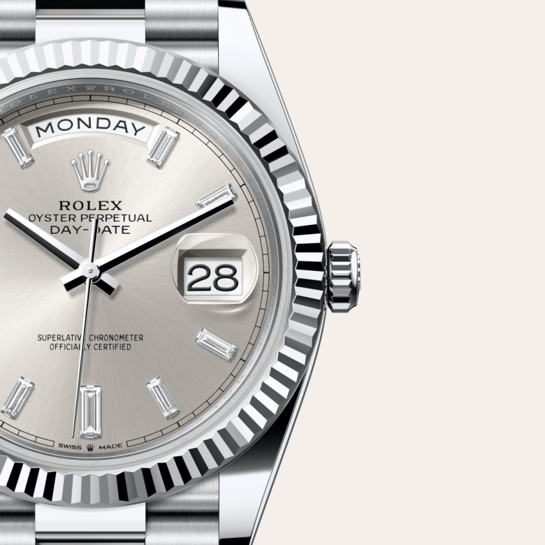 Day-Date 40 | Oyster, 40 mm, platinum  Reference 228236-0002