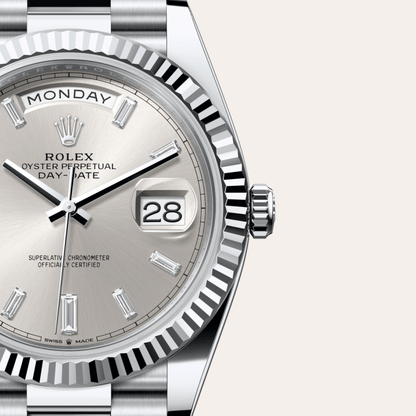 Day-Date 40 | Oyster, 40 mm, platinum  Reference 228236-0002