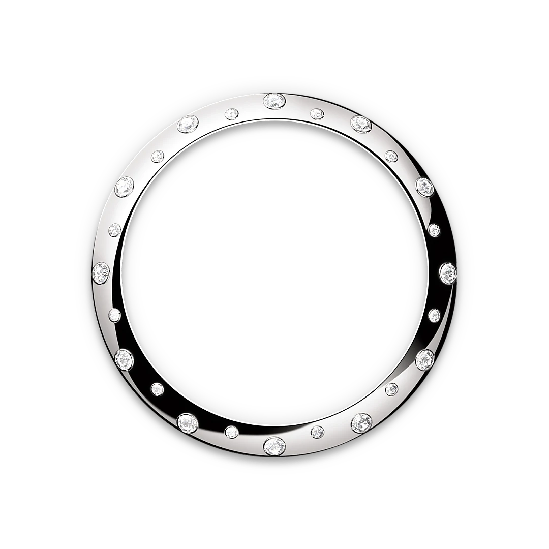 Rolex デイトジャスト 31  オイスター、31 mm、オイスタースチール＆ホワイトゴールド、ダイヤモンド