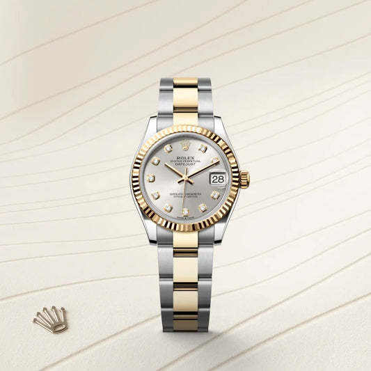 Rolex デイトジャスト 31  オイスター、31 mm、オイスタースチール＆イエローゴールド