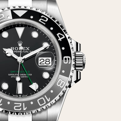 Rolex GMTマスター Ⅱ  オイスター、40 mm、オイスタースチール