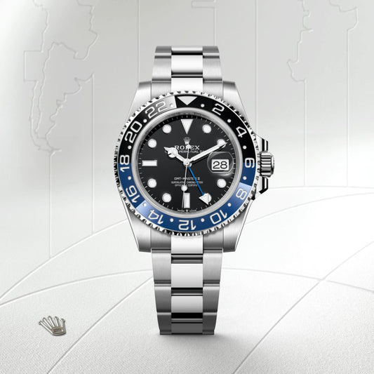Rolex GMTマスター Ⅱ  オイスター、40 mm、オイスタースチール