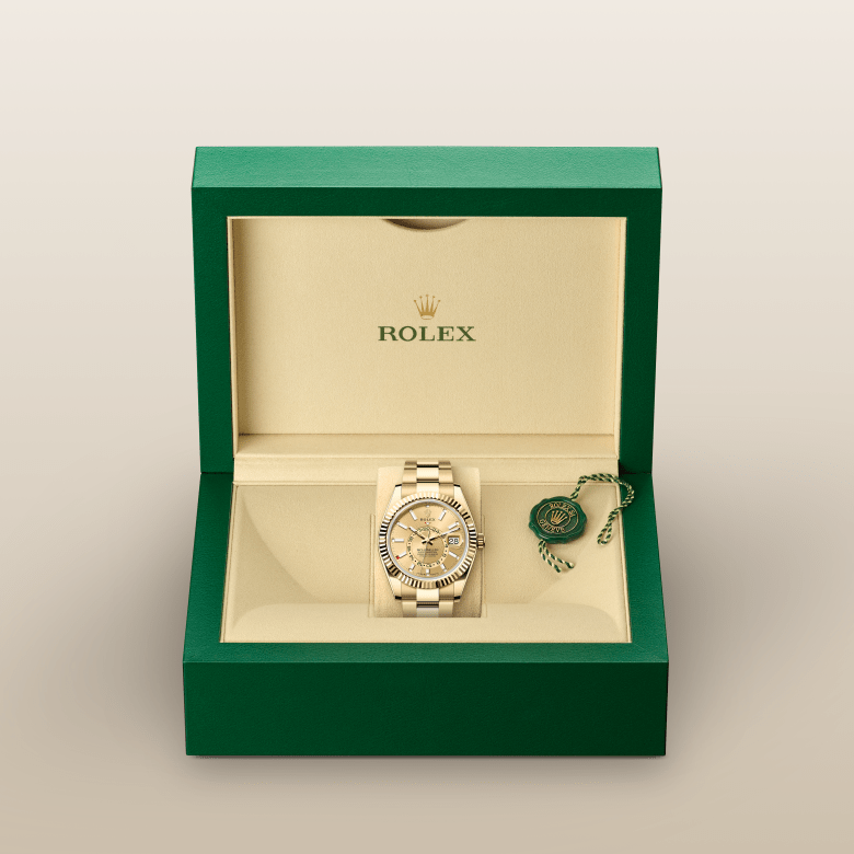 ロレックス スカイドゥエラー  オイスター、42 mm、イエローゴールド  リファレンス m336938-0001