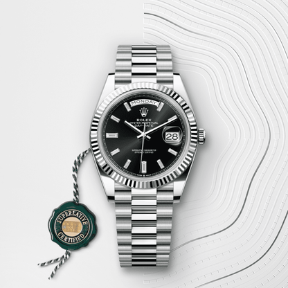 デイデイト 40 | オイスター、40 mm、プラチナ  リファレンス 228236-0004