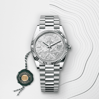 デイデイト 40 | オイスター、40 mm、プラチナ  リファレンス 228236-0011