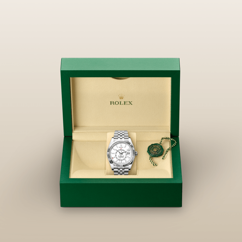 ロレックス スカイドゥエラー  オイスター、42 mm、オイスタースチール＆ホワイトゴールド  リファレンス m336934-0004