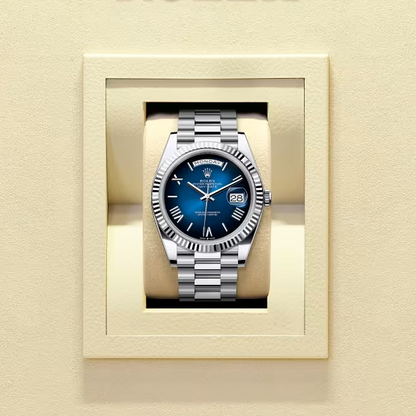 デイデイト 40 | オイスター、40 mm、プラチナ  リファレンス 228236-0024