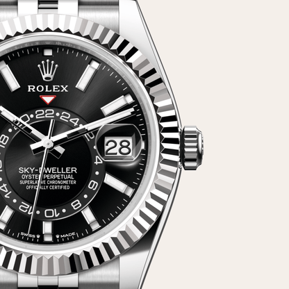 ロレックス スカイドゥエラー  オイスター、42 mm、オイスタースチール＆ホワイトゴールド  リファレンスm336934-0008