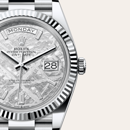 デイデイト 40 | オイスター、40 mm、プラチナ  リファレンス 228236-0011